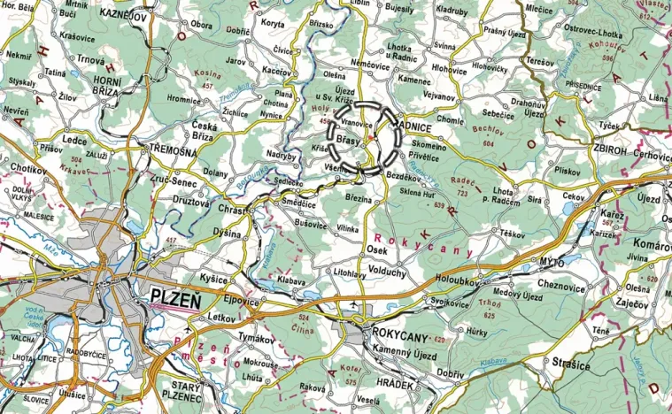Prodej pozemku pro bydlení, Břasy, 6448 m2