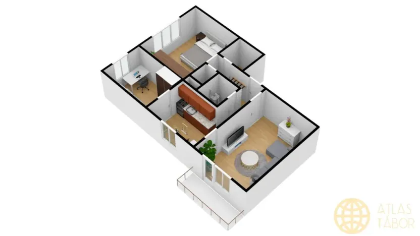 Pronájem bytu 3+1, Ratibořské Hory, 60 m2