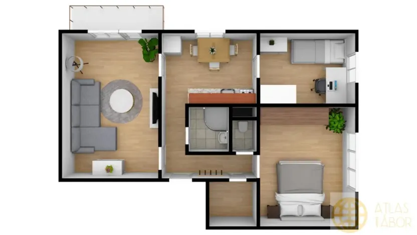 Pronájem bytu 3+1, Ratibořské Hory, 60 m2