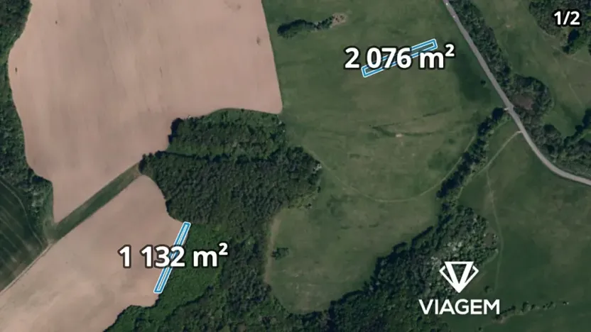 Prodej podílu pole, Kaňovice, 7242 m2