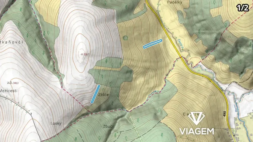 Prodej podílu pole, Kaňovice, 7242 m2