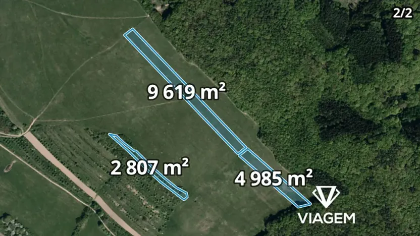 Prodej podílu pole, Bohuslavice nad Vláří, 10276 m2
