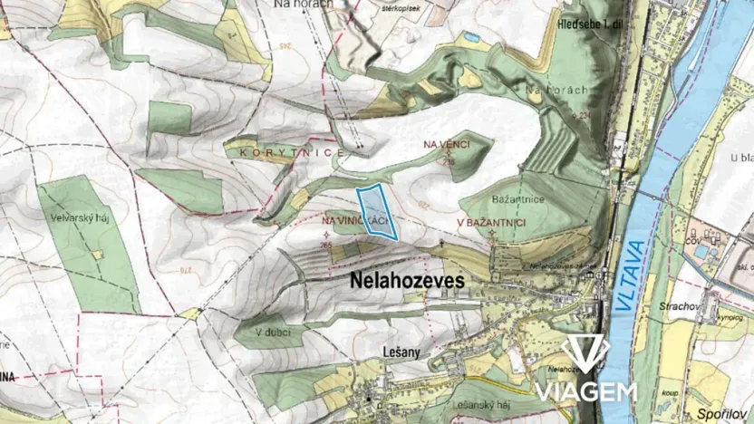 Prodej podílu pole, Nelahozeves, 16218 m2