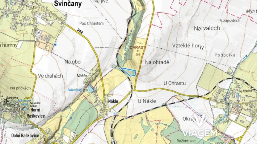 Prodej podílu pole, Jeníkovice, 1350 m2