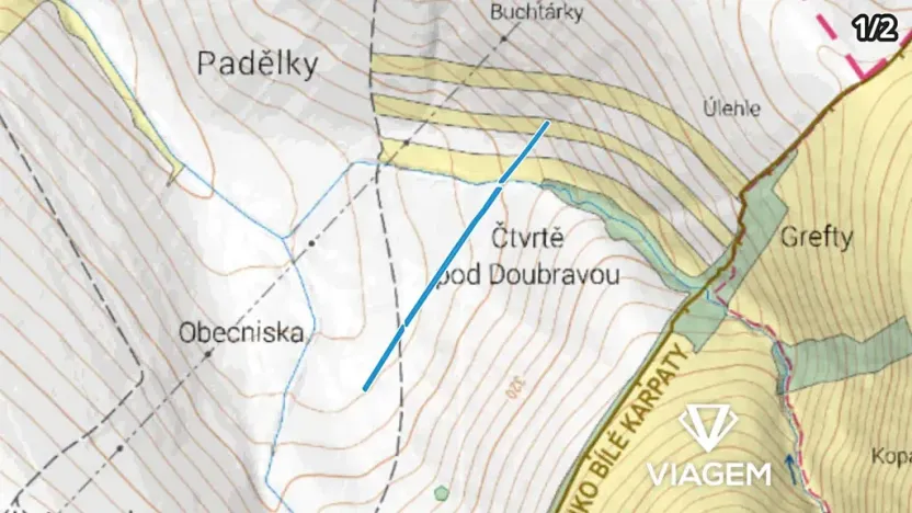 Prodej podílu pole, Velká nad Veličkou, 3368 m2