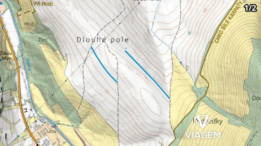 Prodej podílu pole, Velká nad Veličkou, 3258 m2