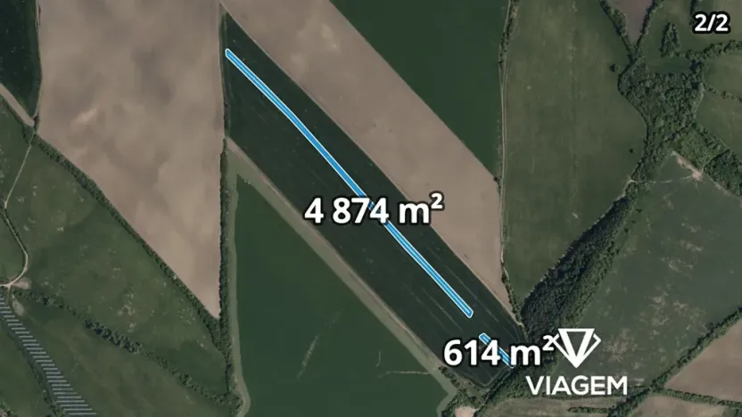 Prodej podílu pole, Velká nad Veličkou, 3258 m2