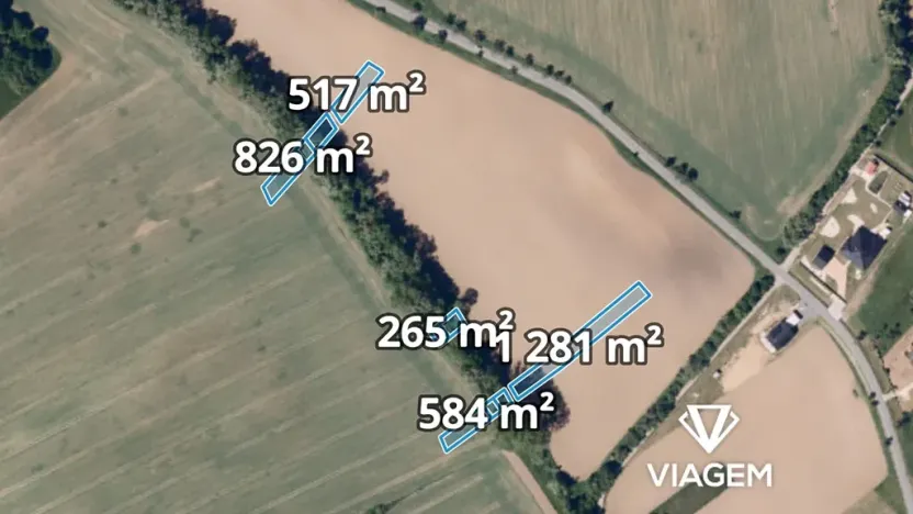 Prodej podílu pole, Traplice, 1364 m2