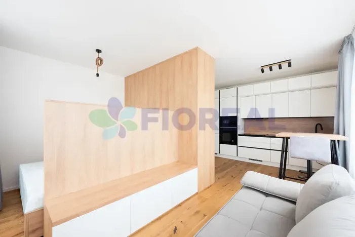 Pronájem bytu 1+kk, Praha - Radlice, U Komína, 38 m2
