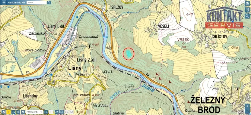 Prodej lesa, Železný Brod - Bzí, 23153 m2