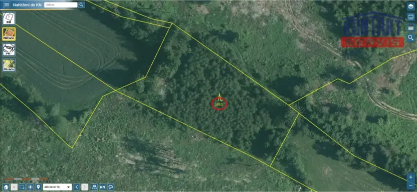 Prodej lesa, Studená - Horní Pole, 20620 m2