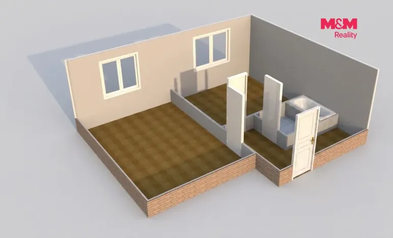 Pronájem bytu 1+1, Dobruška, Za Universitou, 38 m2