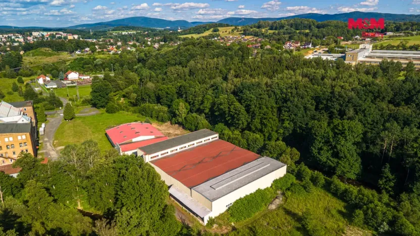 Pronájem skladu, Frýdlant, Úzká, 4500 m2