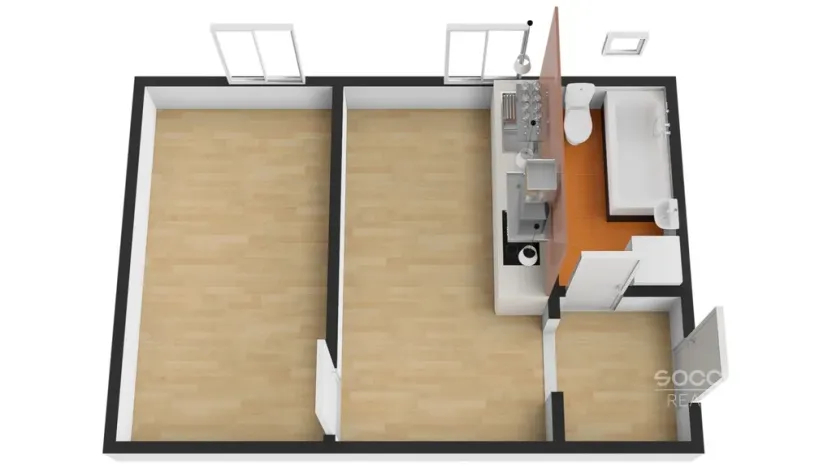 Prodej bytu 1+1, Praha - Satalice, Za Novákovou zahradou, 31 m2