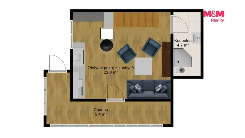 Prodej chaty, Blažejov - Malý Ratmírov, 83 m2