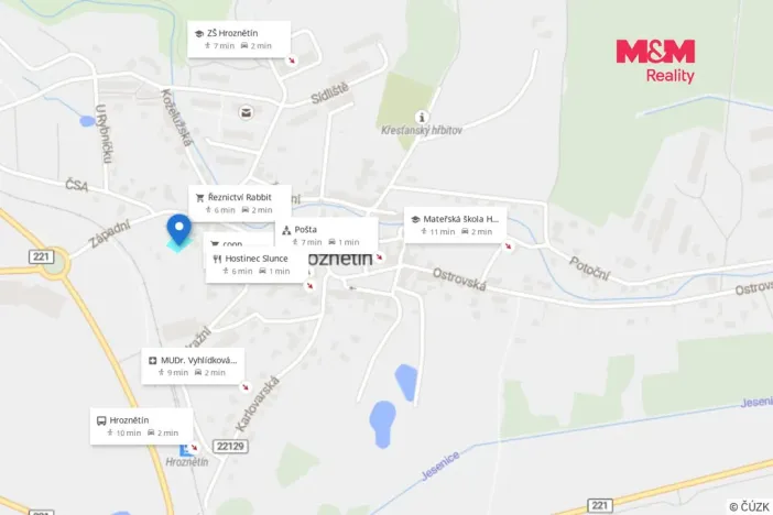 Prodej pozemku pro bydlení, Hroznětín, 825 m2