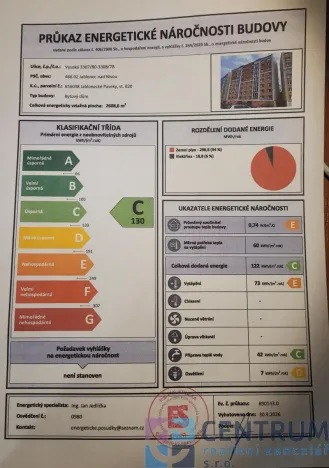 Prodej bytu 3+1, Jablonec nad Nisou - Jablonecké Paseky, Vysoká, 65 m2