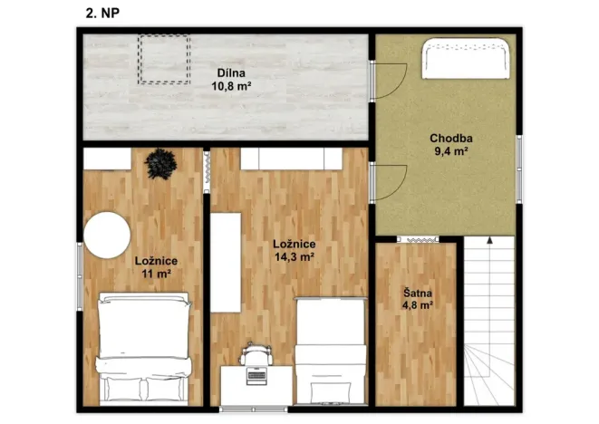Prodej rodinného domu, Cvikov - Cvikov II, Potoční, 112 m2