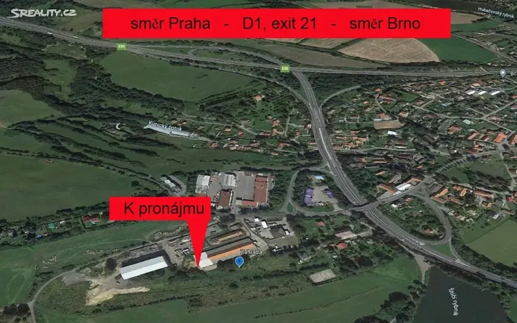 Pronájem skladu, Mirošovice, Hlavní, 412 m2