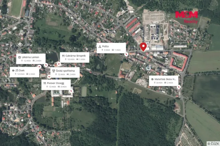 Prodej rodinného domu, Osek, Sokolská, 596 m2