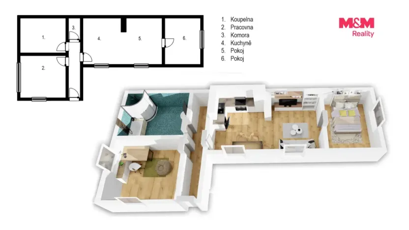 Prodej rodinného domu, Zápy, 70 m2