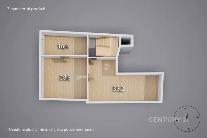 Pronájem činžovního domu, Děčín, Křížová, 80 m2