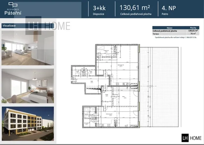 Prodej bytu 3+kk, Brno, 130 m2
