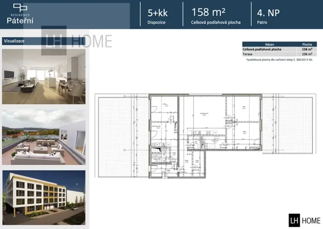 Prodej bytu 5+kk, Brno, 158 m2