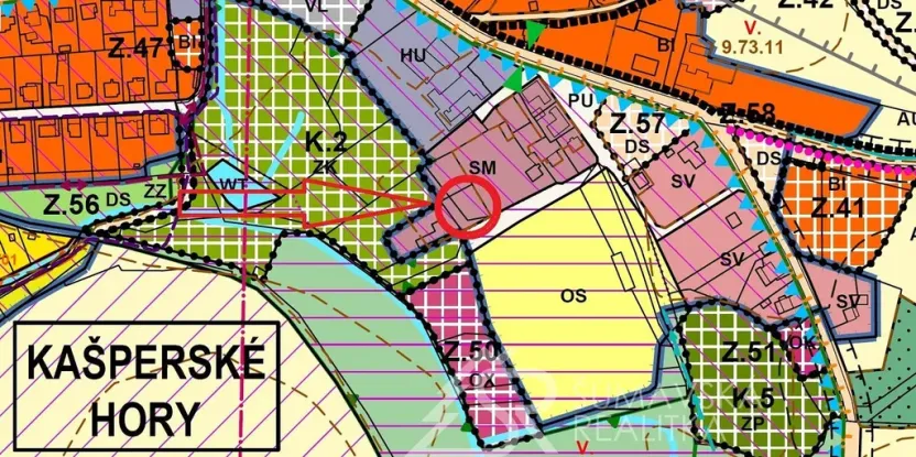 Prodej pozemku, Kašperské Hory, Vimperská, 681 m2
