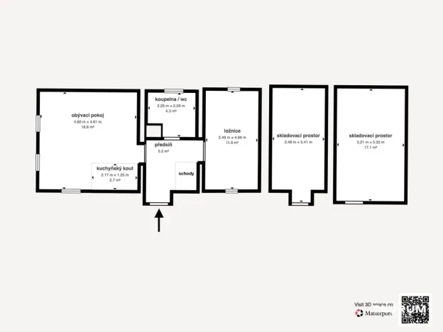 Prodej rodinného domu, Čížkov - Zahrádka, 73 m2