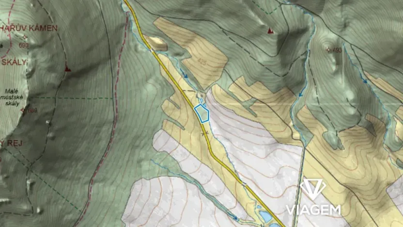 Prodej podílu pole, Rapotín, 1274 m2