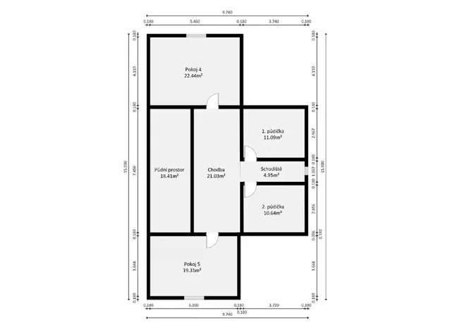Prodej rodinného domu, Chocerady, 250 m2