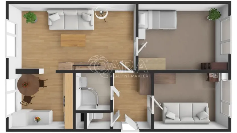 Prodej bytu 3+1, Kladno - Kročehlavy, Polská, 56 m2