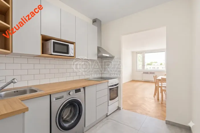 Prodej bytu 2+kk, Praha - Strašnice, Dubečská, 50 m2