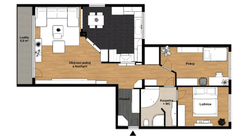 Prodej bytu 3+1, Praha - Hloubětín, Kukelská, 87 m2