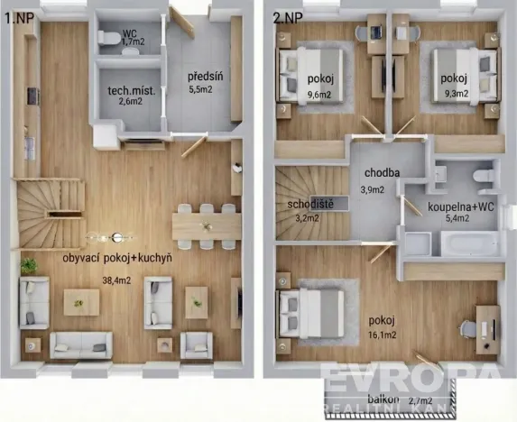 Prodej bytu 4+kk, Praha - Radotín, Na Krupičárně, 96 m2