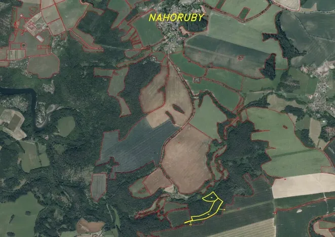 Prodej lesa, Křečovice - Nahoruby, 28299 m2