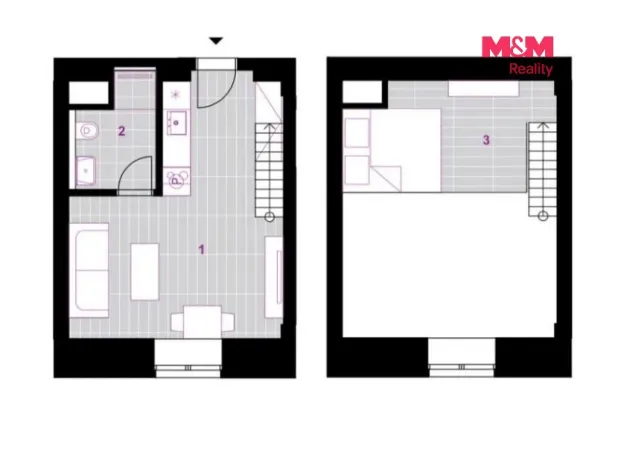 Pronájem bytu 1+kk, Hradec Králové - Kukleny, Pražská třída, 30 m2