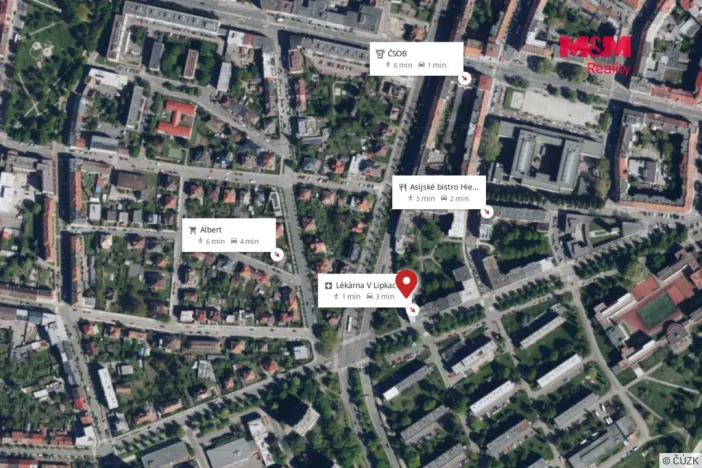 Pronájem bytu 2+kk, Hradec Králové, Střelecká, 45 m2