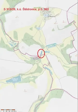 Prodej lesa, Čáslavsko, 1097 m2