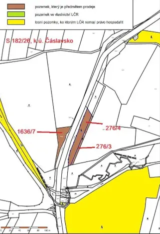 Prodej lesa, Čáslavsko, 2939 m2