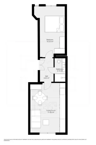 Pronájem bytu 2+kk, Praha - Vršovice, Orelská, 55 m2