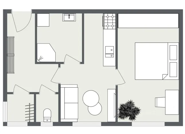 Prodej bytu 2+kk, Liberec - Liberec II-Nové Město, Metelkova, 45 m2