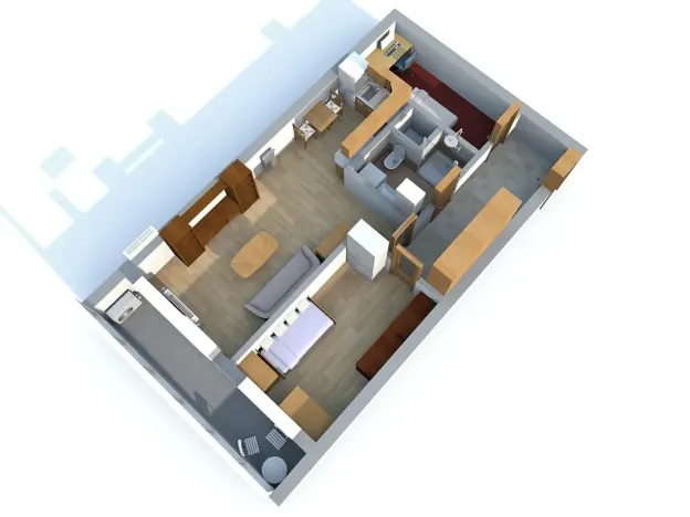Pronájem bytu 2+kk, Hradec Králové, Pospíšilova, 55 m2