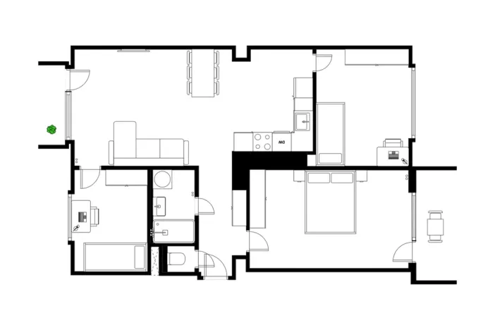 Prodej bytu 4+kk, Praha - Vršovice, Gruzínská, 79 m2