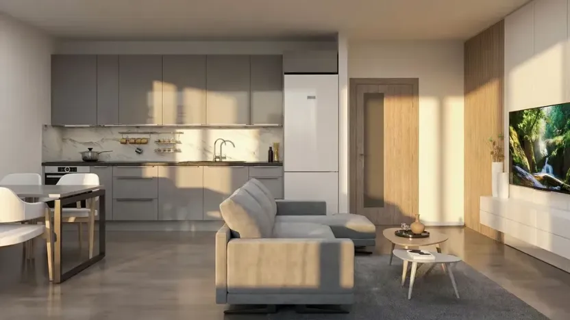Prodej bytu 2+kk, Tuchoměřice, 66 m2