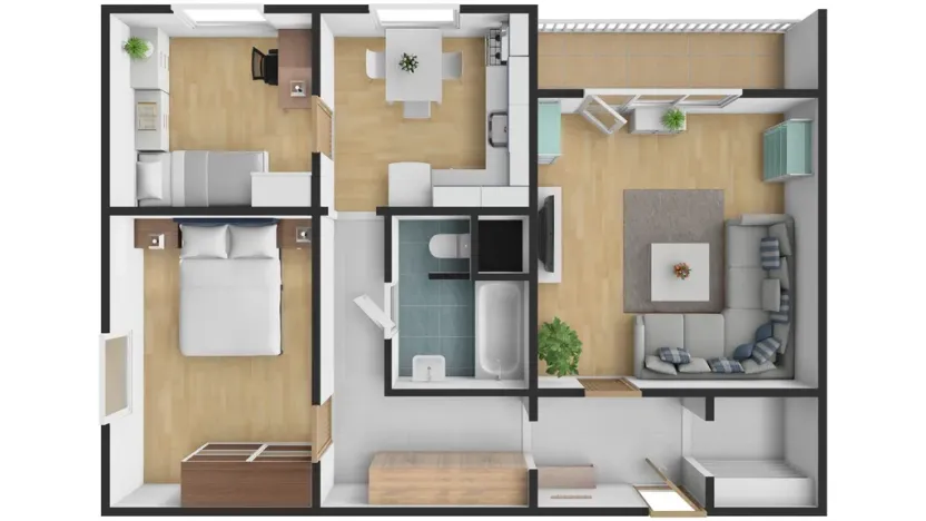 Prodej bytu 3+1, Olomouc - Nové Sady, Werichova, 67 m2