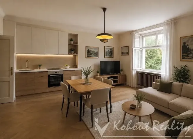 Prodej bytu 2+kk, Praha - Vinohrady, Písecká, 48 m2