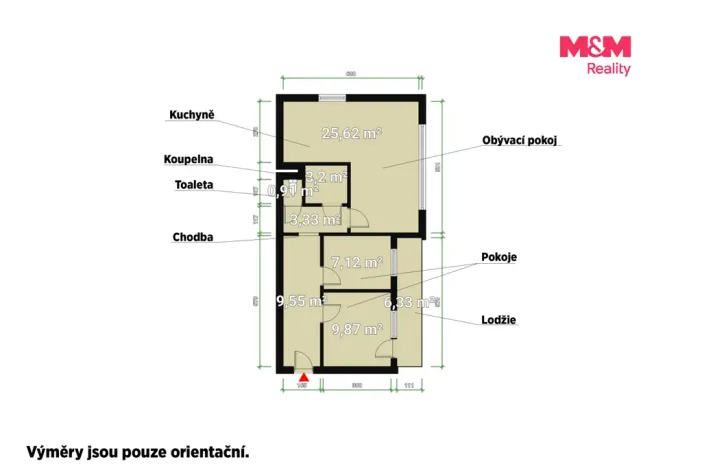 Prodej bytu 3+kk, Praha - Krč, Kukučínova, 60 m2