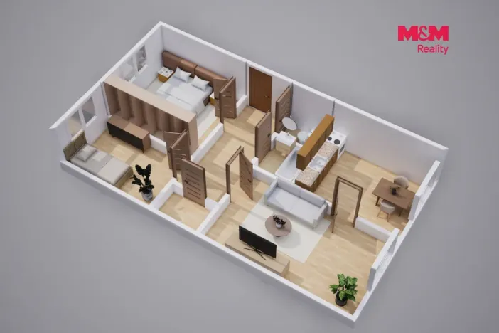 Prodej bytu 3+1, Teplice - Prosetice, Prosetická, 57 m2